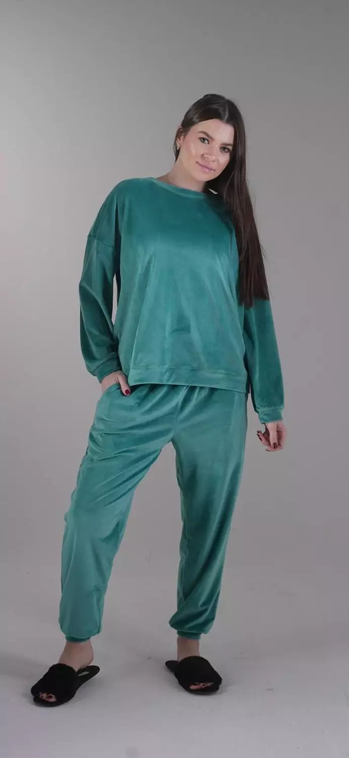 Fluffy Teal Loose Fit