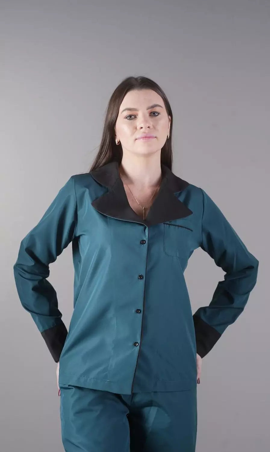 Winter Satin Teal /Black