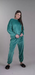Fluffy Teal Loose Fit