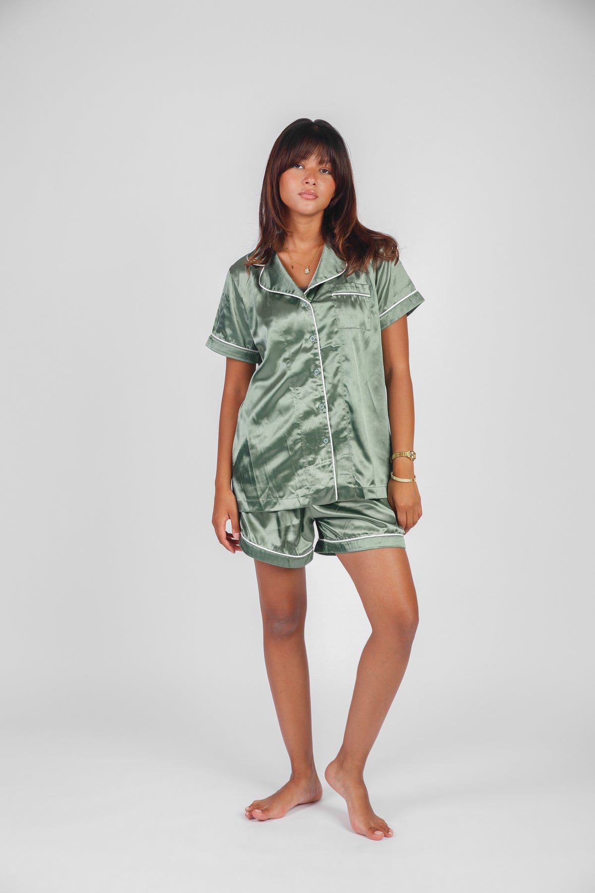 Bridesmaid satin pajama – elegant women’s loungewear for bridal parties