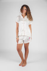 It’s a Girl pink satin pajama for women – soft homewear 