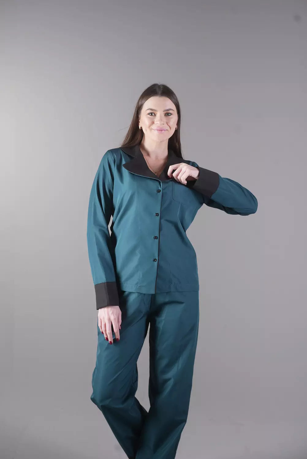 Winter Satin Teal /Black