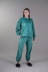 Fluffy Teal Loose Fit