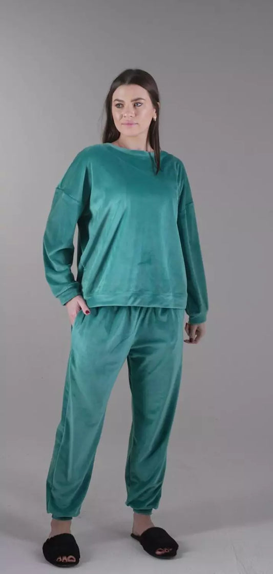 Fluffy Teal Loose Fit