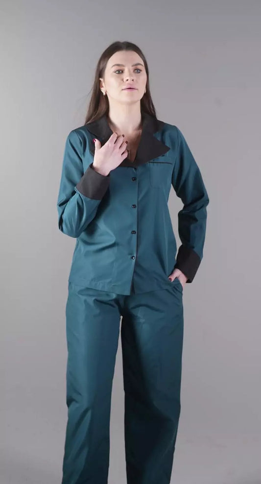 Winter Satin Teal /Black